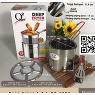 Deep fryer Q2 Deep Fryer 1.2 L Q2-1303 Deep Fryer Pot