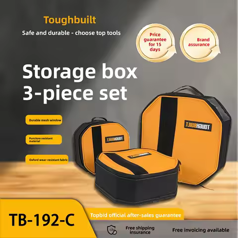 TOUGHBUILT TB-192-C 3 Pack Toolmate Softboxes Hardware Maintenance Parts Organizer Toughbuilt Bag To