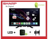 SHARP TV LED 24 INCH SMART ANDROID BOX DIGITAL TV DVBT2 ANDROID 11