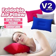 Portable Air Inflation Pillows Outdoor Travel Foldable Air Pillow Sleep Pillow Camping Tent Camping 