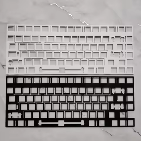 WAVE75 Keyboard Positioning Plate Pc/pom/pp/fr4/carbon Fiber/aluminum Alloy Anodized Silver/brass Ma