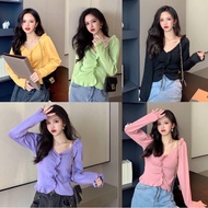 Imported Clothes Ruffle BlouseWanita 3478