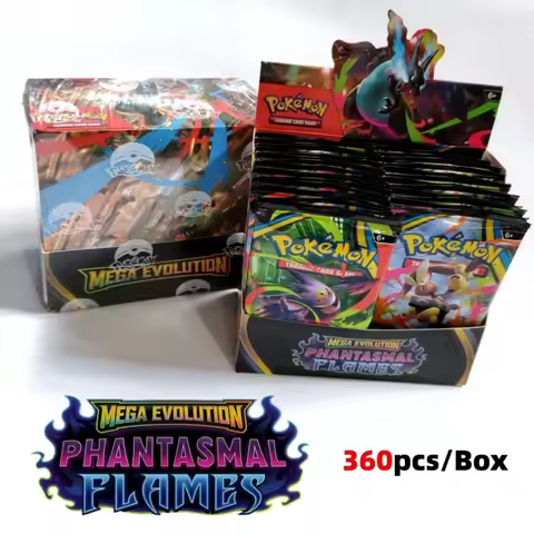 MEGA EVOLUTION SCARLET&VIOLE 360PCS/Set Pokemon Card 151 Prismatic Evolutions Black Bolt English Boo