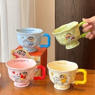 Crayon Shin-chan Mug Cute Cartoon Ceramic Water Cup High-Value Couple Coffee Cup Children's Breakfas