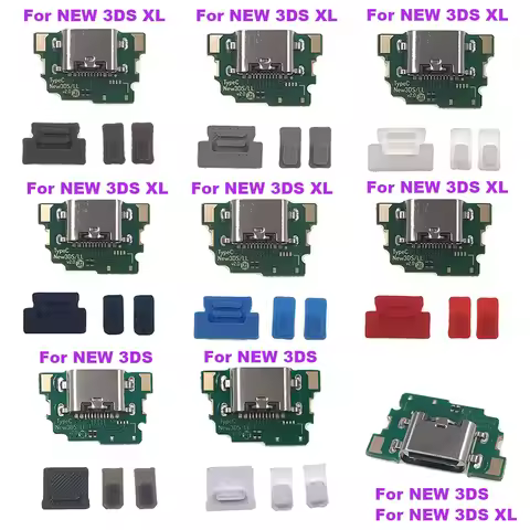 1-5 Sets DIY For Nintendo New 3DS XL Charging Port Replacement Convert to USB-C Mod USB Type C For N