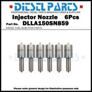 6x Diesel Fuel Injector Nozzle Tips NP-DLLA150SN859 for Hino 500 Ranger H07C H07D H07CT