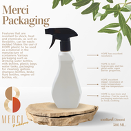 ขวดฟ๊อกกี้ (สีขาว) Diamond Fresh (HDPE) (ปริมาณสำหรับบรรจุ  500 ML.)