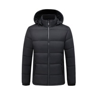 New Padded Jacket Men Winter Warm Bread Jacket Padded Jacket Padded Jacket Men's Detachable Hooded T