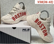 .🔥 Hot sell🔥รองเท้าผ้าใบ MLB Boston Red รองเท้ากีฬา สำหรับผู้ชายและผู้หญิง  37--42