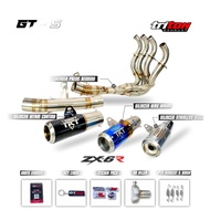 Racing Exhaust Full System Triton GT-5 Series ZX636R ZX6R 600cc