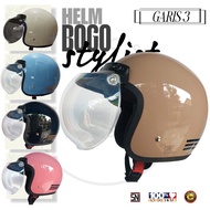 Classic Retro Classic 3-Line Bogo Helmet Bogo Helmet/