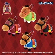 全新 日版 SK Japan 10 x 12cm 毛公仔 馬服 可脱 球鏈 匙扣 Keychain 純種馬 日本 賽馬 賽馬娘 Plush Doll Horse Thoroughbred Collec
