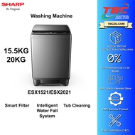 (COURIER SERVICE) SHARP ESX1521 ESX2021 15.5KG-20KG TOP LOAD WASHING MACHINE