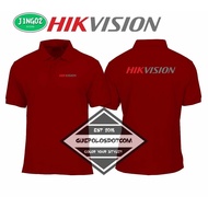 ((JING02) HIKVISION POLOSHIRT - HIKVISION COLLARED CLOTHES - HIKVISION LOGO COLLAR POLO