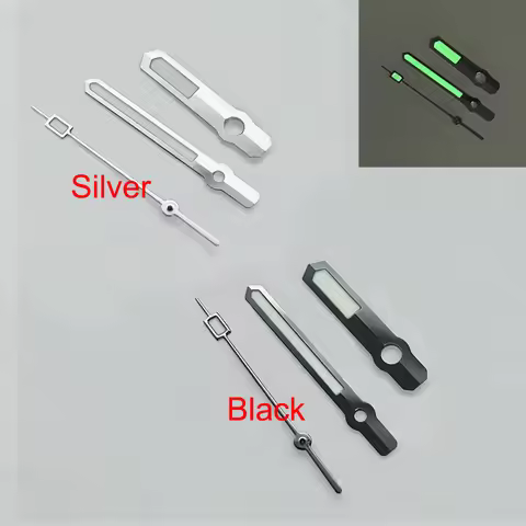 Mod Watch Pointer C3 Green Luminous NH35 NH36 Movement Watch Hand Fit Seiko 62MAS Men's Mechanical W