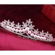 Crown Headband Tiara Crown Pengantin Crown Tunang Crown Nikah Simple Sanding Crown Puteri Mahkota Re