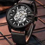 [READY] JAM TANGAN PRIA BELLEDA 9473 AUTOMATIC SAKELTON ANALOG STAINLESS STEEL ORIGINAL ANTI AIR 3AT