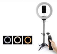 全城熱賣 - 無線遙控補光燈-360環形燈 三機位+2.1m落地燈架
