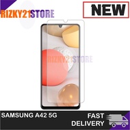 LAYAR Samsung A42 5G Tempered glass full screen transparentBENING Screen Protector