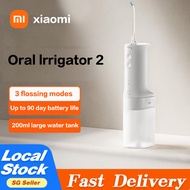 【SG】Xiaomi Irrigator Flosser 2 | Electric Mouth Oral Irrigator Water Flosser Dental Care | Portable 