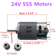 【Hot item】 24v Rs555 200w Childrens Electric Toys Car Motor 24v Dc Motor For Kids Ride On Car 24v En