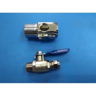 Qdrb faucet connector/ball valve 1/4" - 1/2" - ro - water filter 0g0x