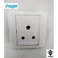 HAGER STYLEA 15A UNSWITCH SOCKET