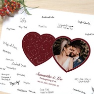 定製化婚禮佈置 浪漫客製化星空賓客簽名板 和星星一同見證