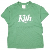 เสื้อยืดแขนสั้น KITH NYC 25SS สำหรับผู้หญิง ลายโลโก้ Swoosh สี Mulberry Vintage ไซส์ XS สภาพใหม่เอี่
