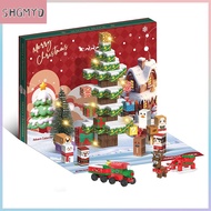 【SHGMYD】 ปฏิทินการถือกำเนิดของ2025ชุดบล็อคสร้างแม่เหล็กปฏิทินนับถอยหลังสำหรับวันหยุด24วัน