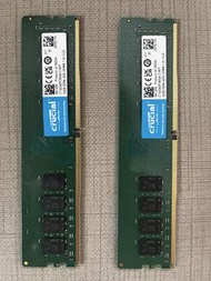 Crucial 64GB （32GB*2) DDR4-3200 記憶體