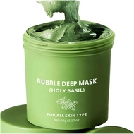 Holy Basil Bubble Deep Mask – Holy Basil & Carbonated Water for Cleansing Pores & Blackheads, Korean