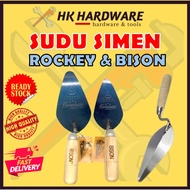 BISON & ROCKEY Bricklaying Trowel Masonry Trowel Sudu Ikat Batu brick knife SUDU SIMEN IKAT BATA 5" 