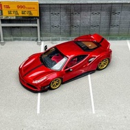 絕版 1:64 CM LB Works Ferrari 488 GTB (TSM MiniGT Mini GT Tarmac Works Inno Inno64 Poprace LCD Model L