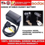 GODOX DT-WB29 DUMMY BATTERY FOR AD200 AD200PRO AD200 PRO II AD300 PRO