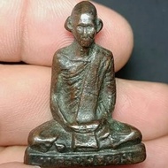 REAL OLD PHRA LP DERM STATUE VERY POWERFULLY AGAINST BAD POWERS LUCKY CAREER AND BUSINESS RARE OLD T