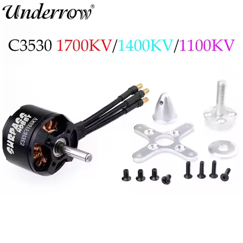SURPASS HOBBY 2808 C3530 1700KV /1400KV /1100KV Brushless Motor for RC Airplane Fixed-wing Glider Ai