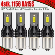4 pcs 1156 BA15S 21W Brake Light Lamp LED CANBUS Parking Light