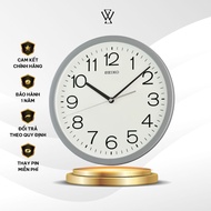 SEIKO QXA847N Wall Clock Hard Glass Plastic Case Face Size 31.1 x 3.9cm Genuine