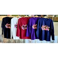 T-shirt lengan panjang paris