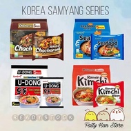 Halal Korea Samyang Noodle Loose Pack Kimchi Seafood Party Udong Chacharoni