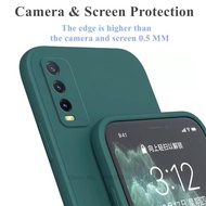 Case Vivo Y20/Y20S/Y12s Silicone Rubber Back Soft case Casing Sarung