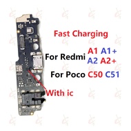 Charging board for Redmi A1 A2 Plus A1+ A2+ Poco C50 C51