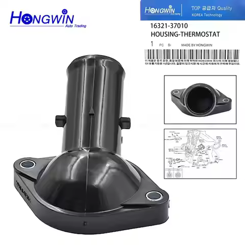 16321-37010 Water Coolant Thermostat Housing Cover For Scion iM 2016 1.8L xD 2008-2014 1.8L Toyota C