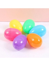 1/10/20入組復活節蛋形可開合塑料裝飾蛋殼,diy手工玩具