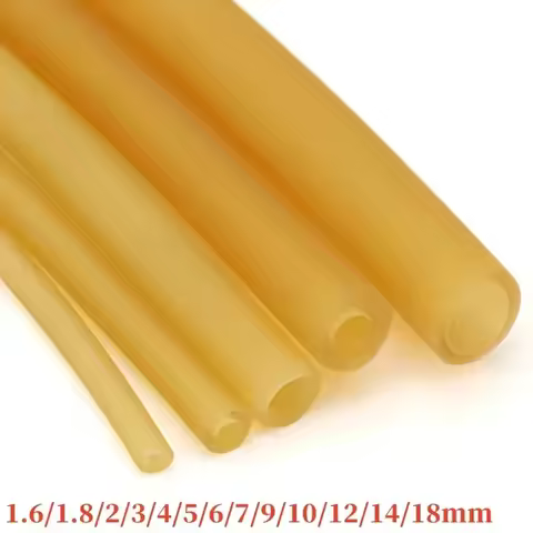 Nature Latex Rubber Hoses 2 3 4 5 6 7 9 10 12 14 17 18mm ID x OD High Resilient Elastic Surgical Med