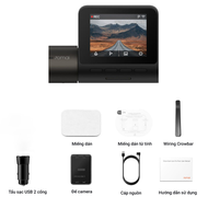 Camera hành trình 70mai A200 1080P HDR ghi hình trước sau