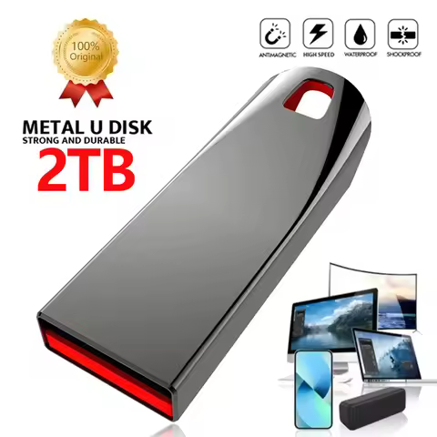 Pen Drive USB 3.0 Memory Stick 2TB 1TB Metal Pendrive High Speed Memoria USB 512GB 128GB For Compute