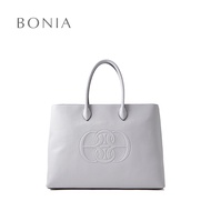 Bonia Silver Grey Libera Oversized Tote Bag