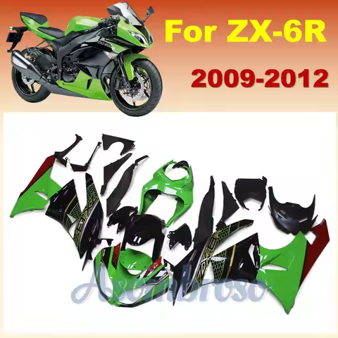ABS Plastic Bodywork Fairing Kit For Kawasaki Ninja636 ZX6R ZX-6R 2009 2010 2011 2012 ZX 6R 09-12 Mo